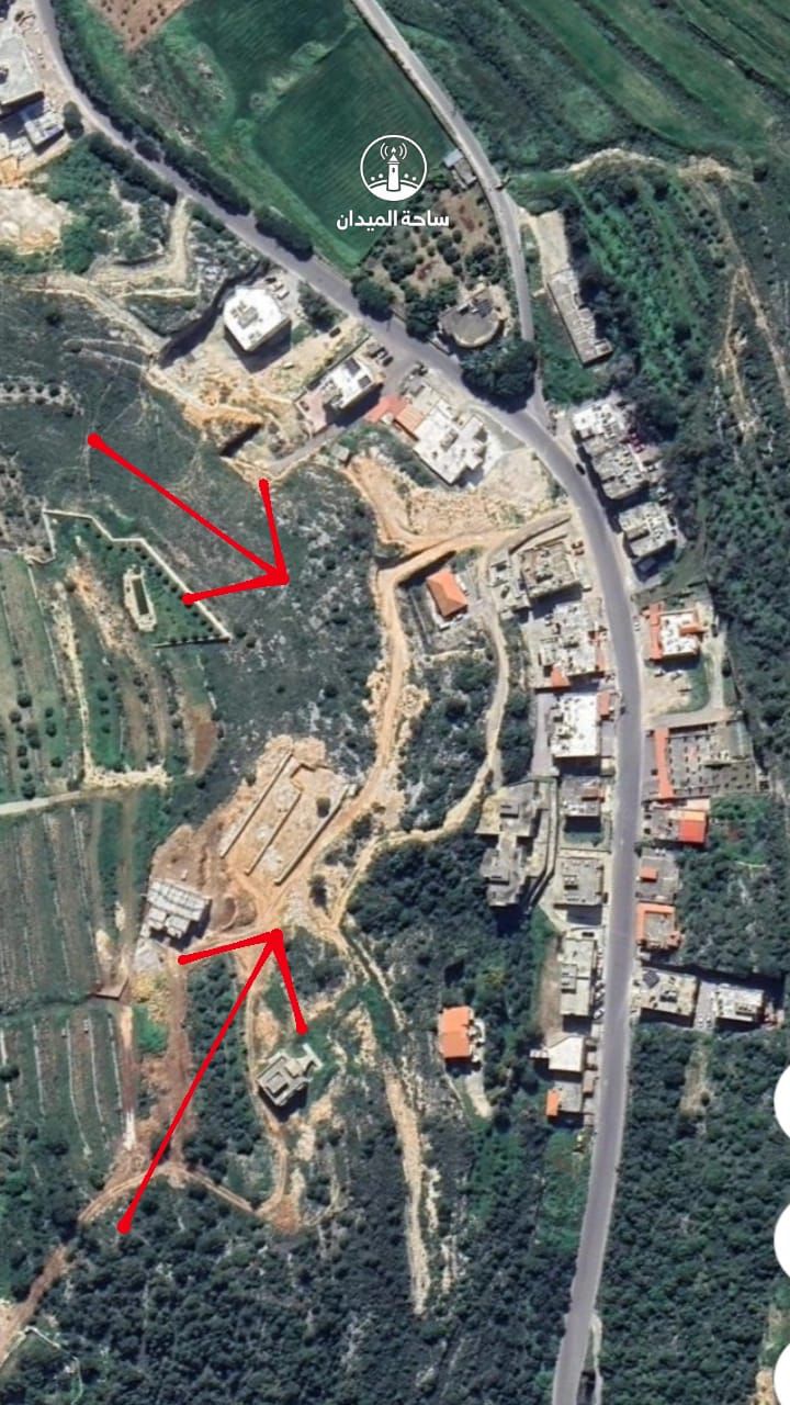 قطع الطريق الى بلدة  كفرحتى