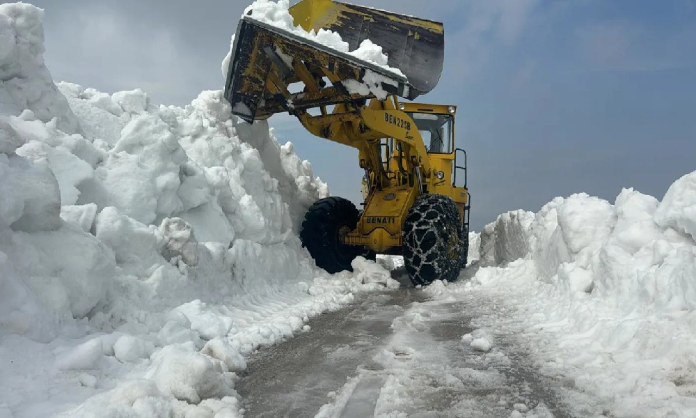 قرى الشوف تتأثر بالثلوج والعواصف