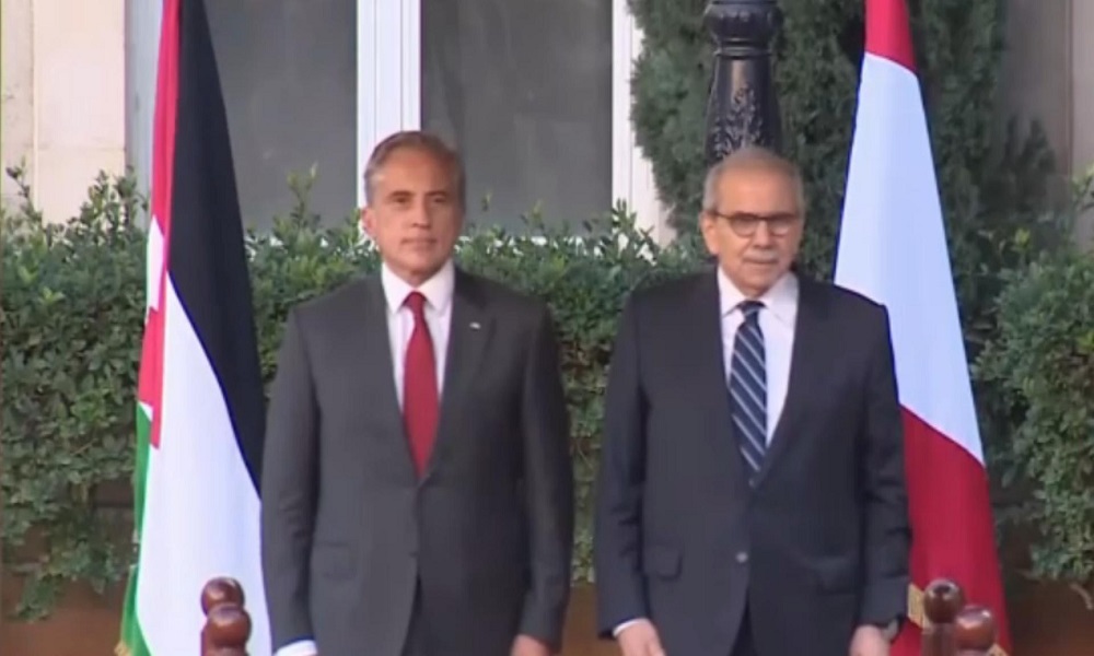 سلام يلتقي سلام نظيره الأردني