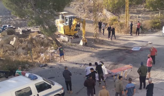 بالصور ـ قتيل في غارة على دراجة نارية في القرعون