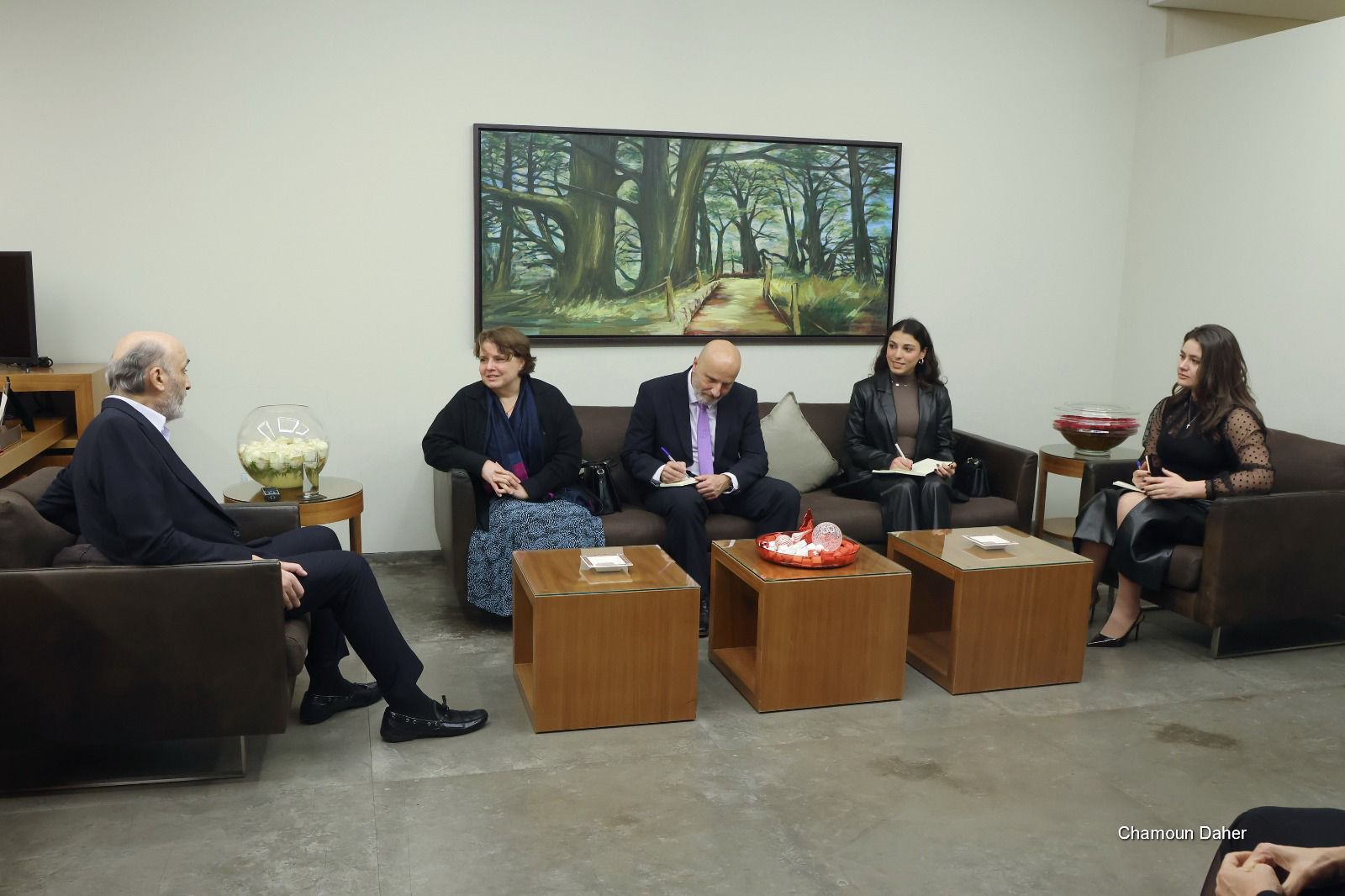 جعجع يلتقي سفيرة دولة تشيكيا في معراب