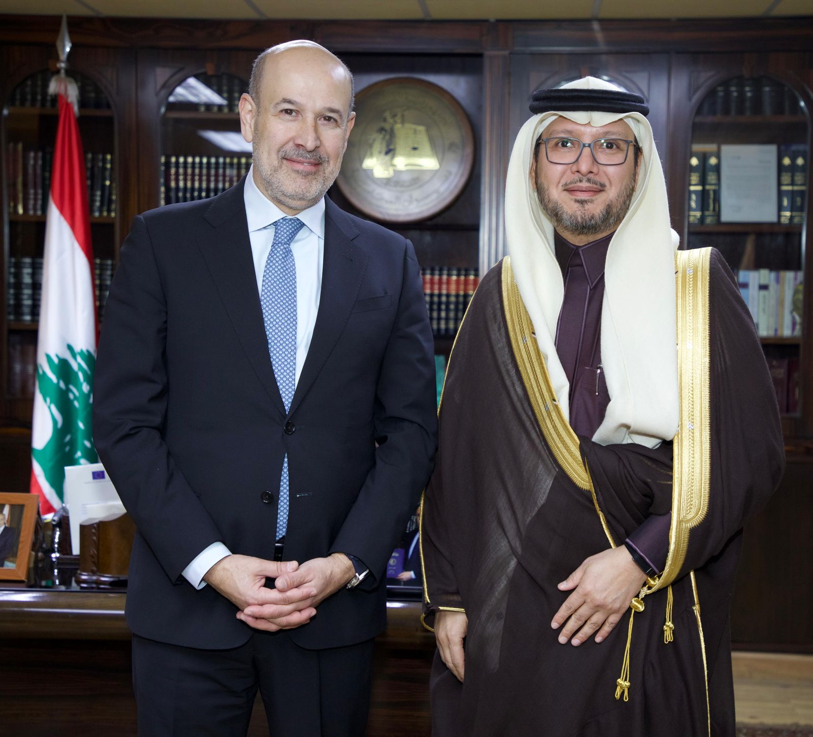 سفير المملكة في لبنان يزور رئيس ديوان المحاسبة
