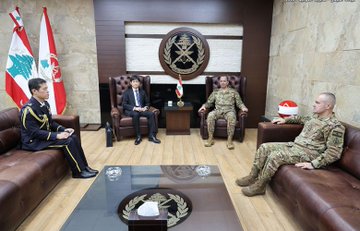 قائد الجيش يستقبل السفير اليباني و النائب أحمد الخير