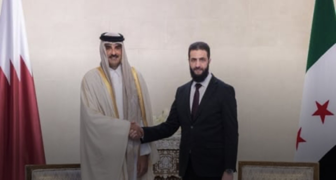 إتّصال بين الشرع وأمير قطر: تأكيد على وحدة سوريا وسيادتها