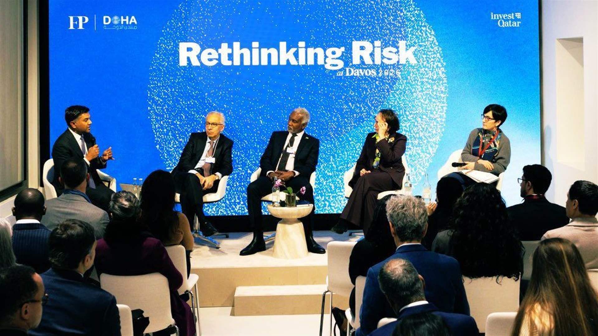 البساط شارك في سلسلة لقاءات وندوات في دافوس