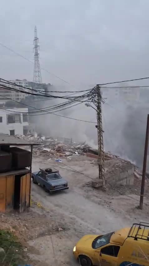 فيديو يوثّق حجم الدمار الذي خلّفته الغارات الإسرائيلية على بلدة قناريت