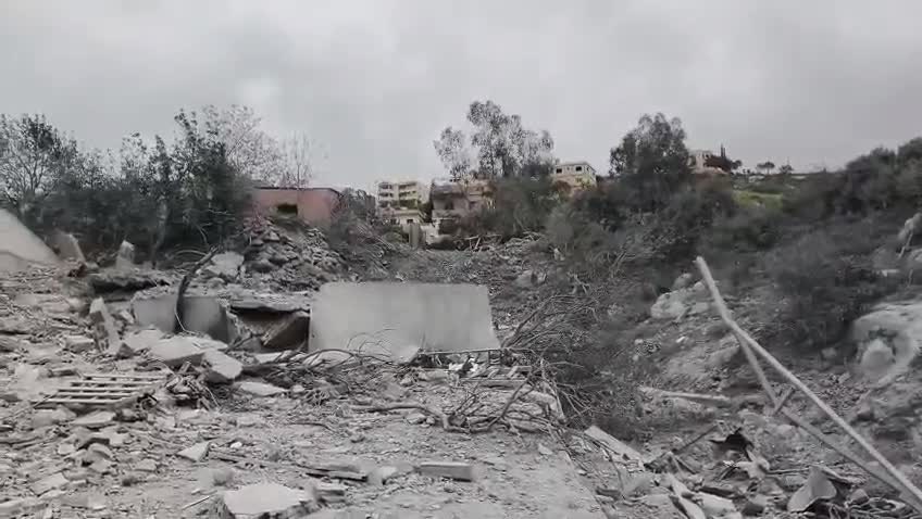 فيديو يوثّق حجم الدمار الذي خلّفته الغارات الإسرائيلية على بلدة الخرايب