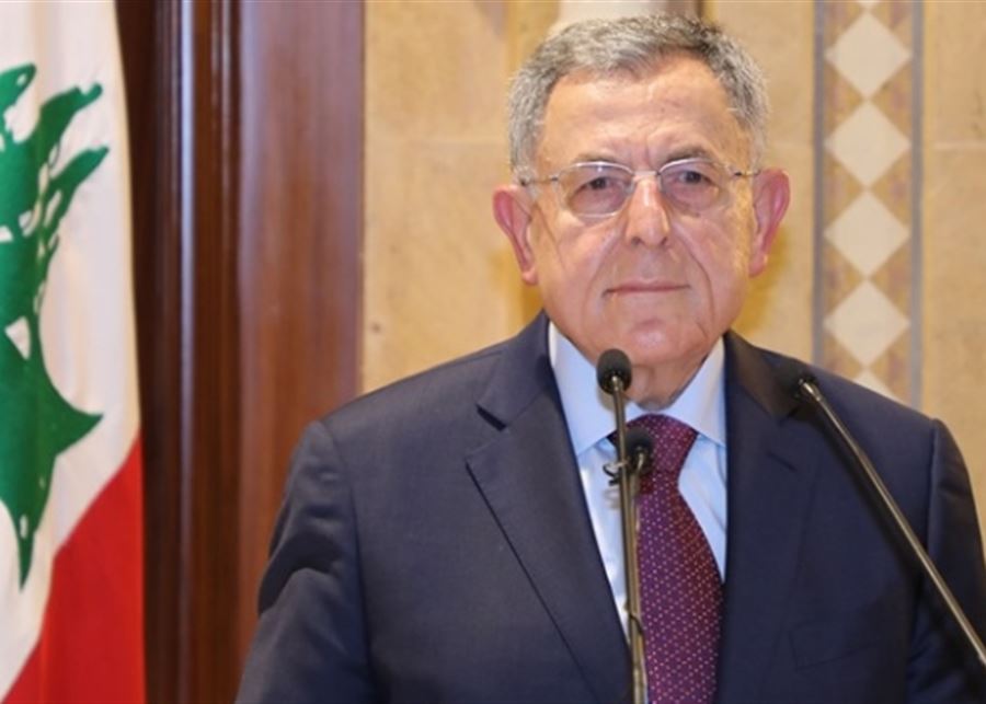 السنيورة يحذّر: استمرار الاعتداءات الإسرائيلية قد يؤدي إلى تصعيد خطير