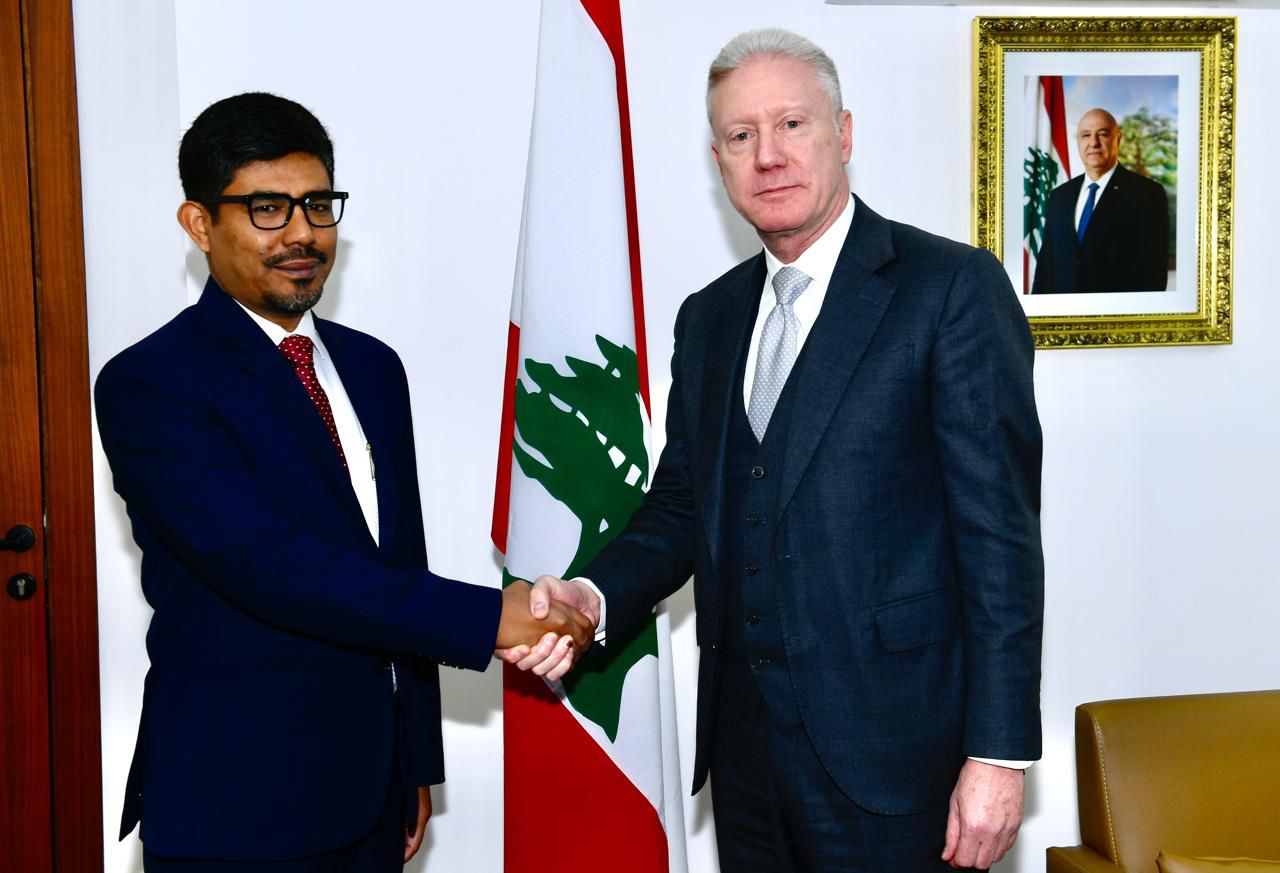 رجي يبحث العلاقات الثنائية مع الهند وروسيا ويشدد على دعم اليونيفيل ووقف الاعتداءات الإسرائيلية على لبنان