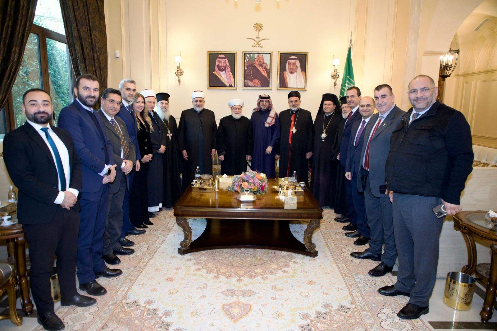 رؤساء الطوائف في طرابلس يزورون السفير السعودي لمناقشة الأوضاع العامة والمشاريع التنموية