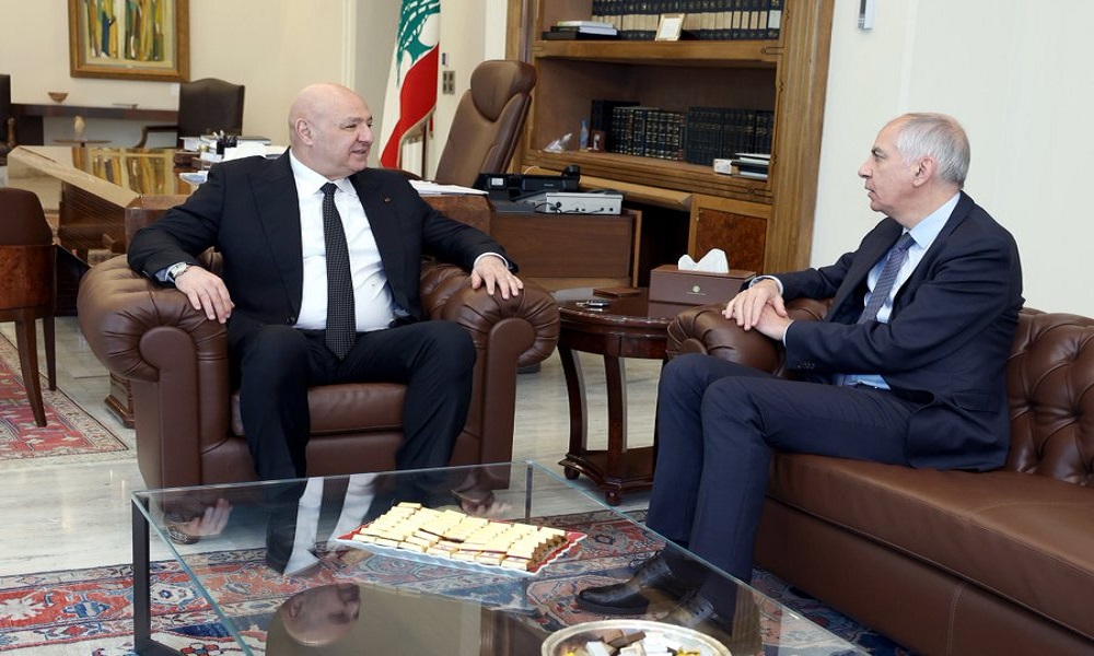 التحضيرات لمؤتمر دعم الجيش بين الرئيس عون وماغرو