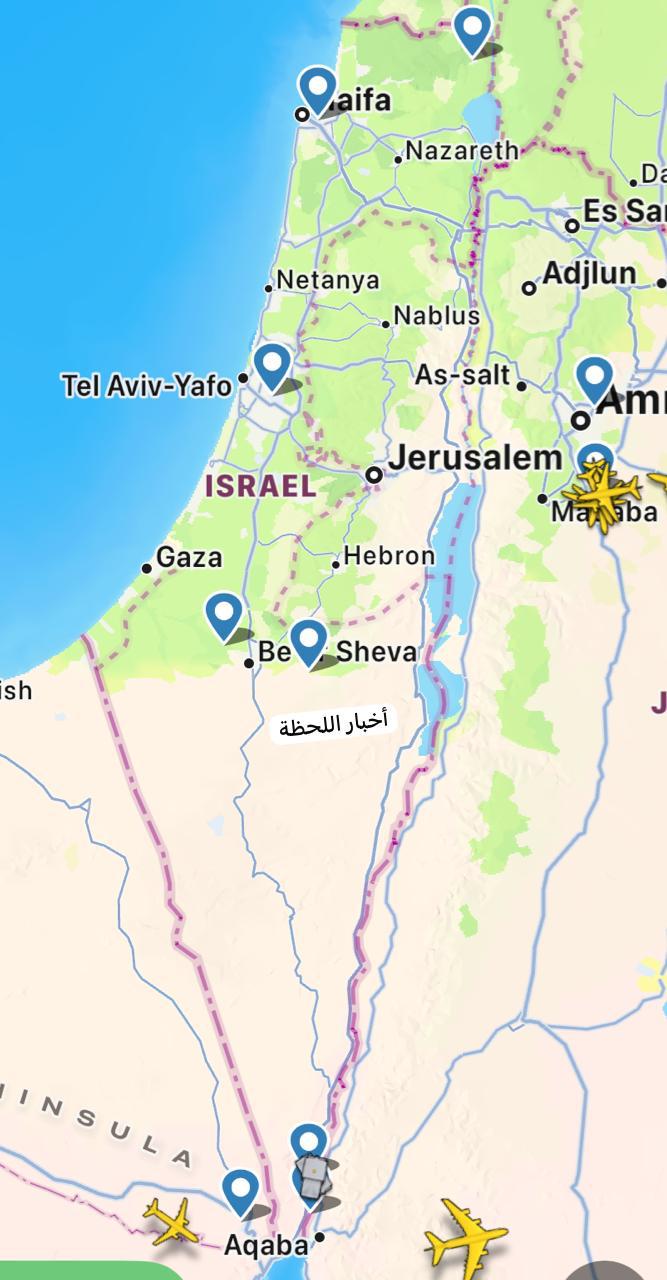 إخلاء المجال الجوي الإسرائيلي بشكل مفاجئ ؟!