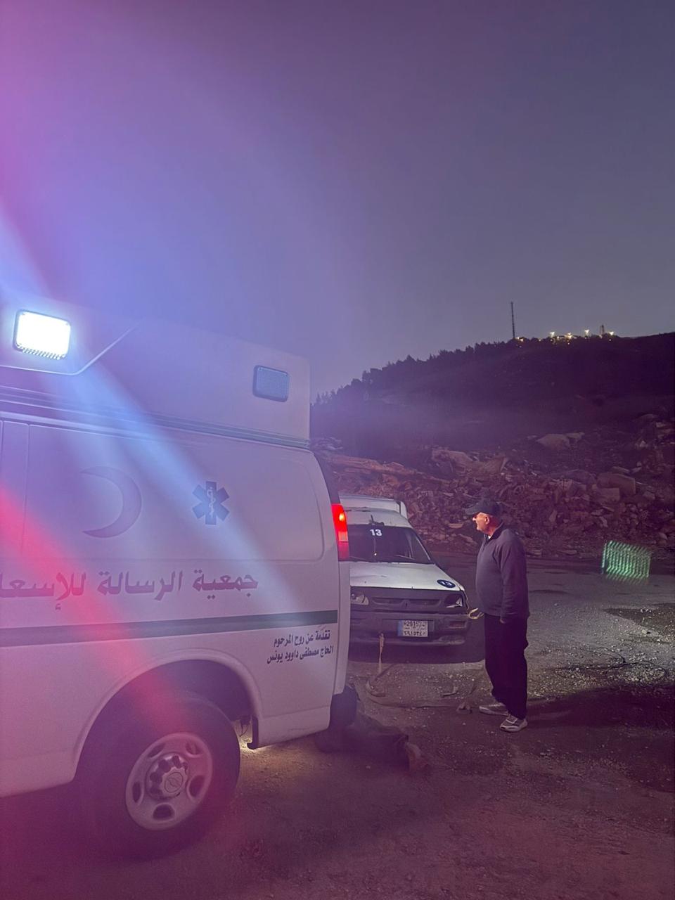 إسرائيل تطلق النار على سيارة إسعاف في عديسة