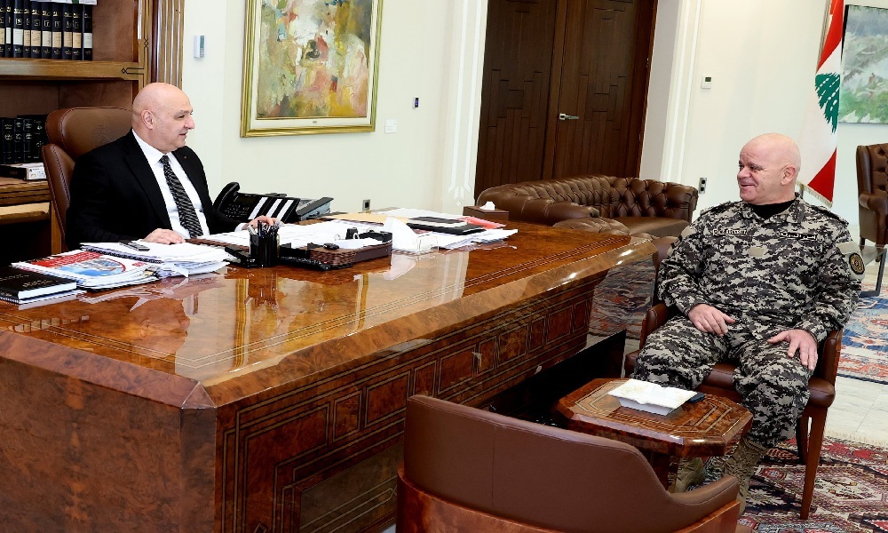 لاوندس يطلع عون على مهام أمن الدولة ومكافحة الفساد