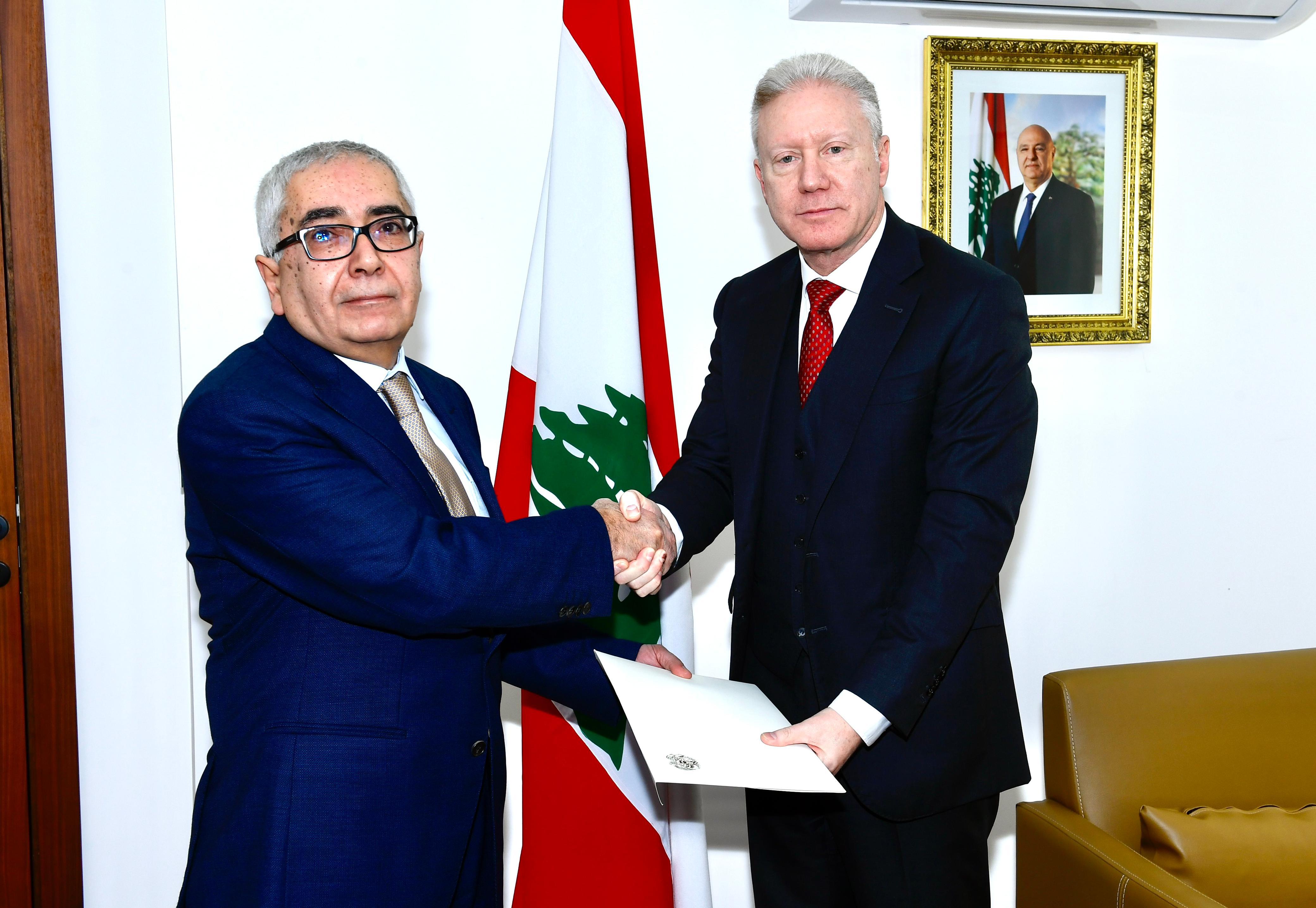 رجي يستقبل الممثل الخاص لوزارة الخارجية النمساوية