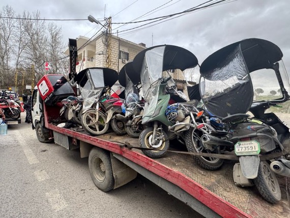 ضبط مخالفات مرورية خطرة وحجز 23 دراجة نارية في زحلة