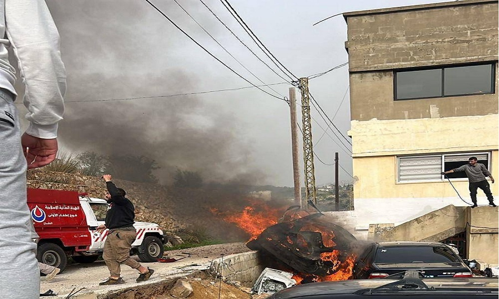 “الصحة”: جريح بغارة على معروب