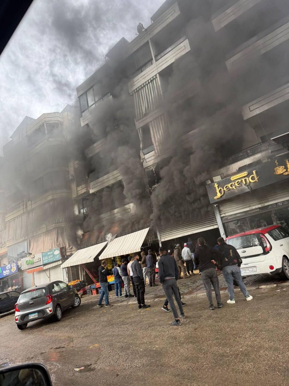 حريق كبير في كفرشيما