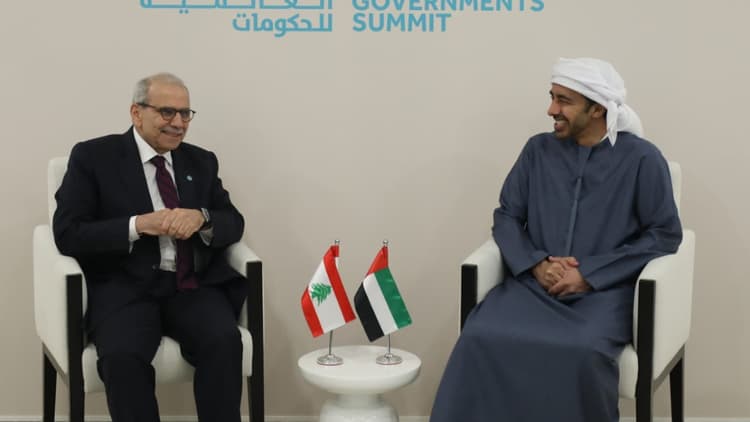 رئيس الحكومة التقى وزير الخارجية الإماراتي