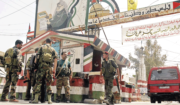 إشكال واطلاق نار في منطقة البستان في مخيّم عين الحلوة