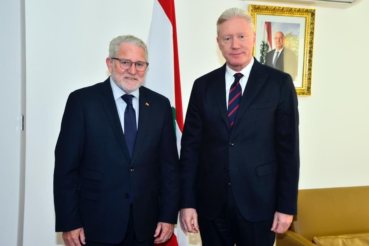 رجّي استقبل سفيري كولومبيا وإسبانيا