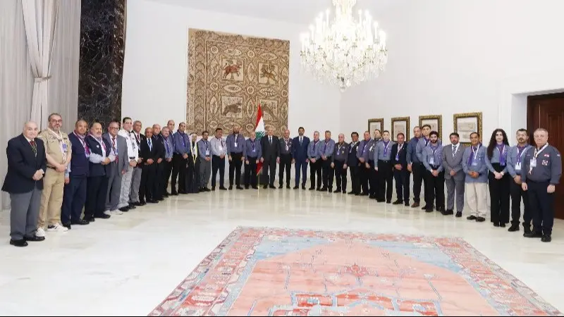 الرئيس عون: لبنان منطلق النشاط الكشفي العربي وفضاء لتعزيز قيم الشباب والمواطنة