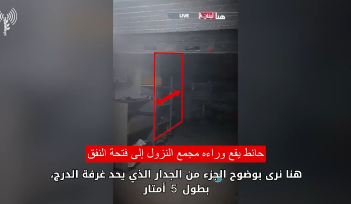 أدرعي يكشف عن مكان مدخل السرداب الحاوي على الذهب والملايين من الدولارات المخبأة تحت المستشفى