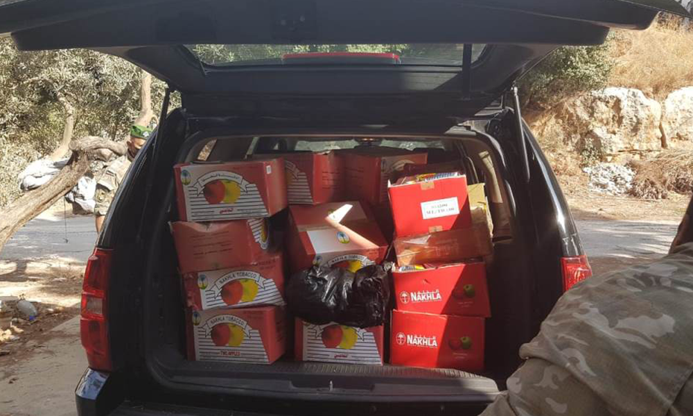 توقيف سيارة محمّلة بكمية من المعسل المهرب
