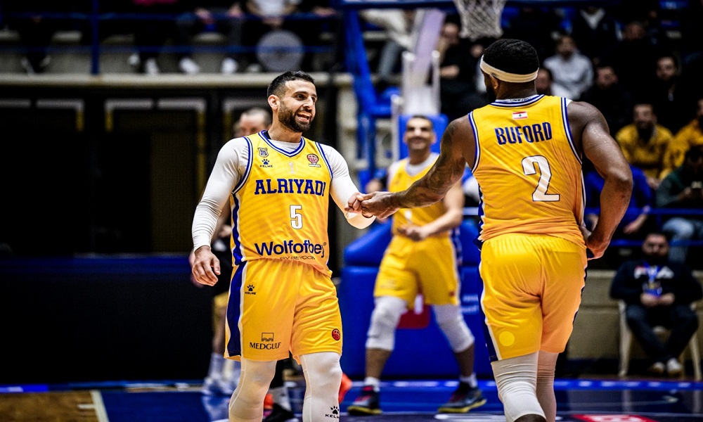 فوز الرياضي على أستانة في بطولة FIBAWASL