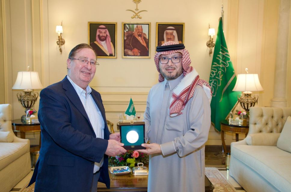 بخاري استقبل السفير البريطاني