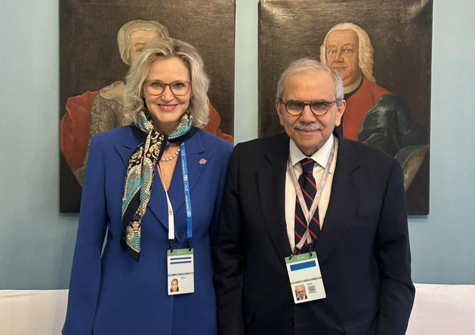 سلام يلتقي مديرة الحملة العالمية للقضاء على الأسلحة النووية في ميونخ