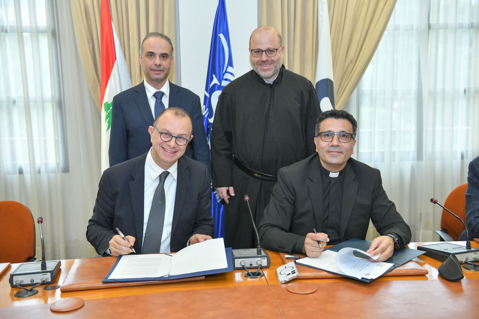 تعاون بين جامعة الروح القدس – الكسليك وملتقى التأثير المدني لتعزيز الدستور والمواطنة السيادية والحوكمة الرشيدة والحياد الإيجابي