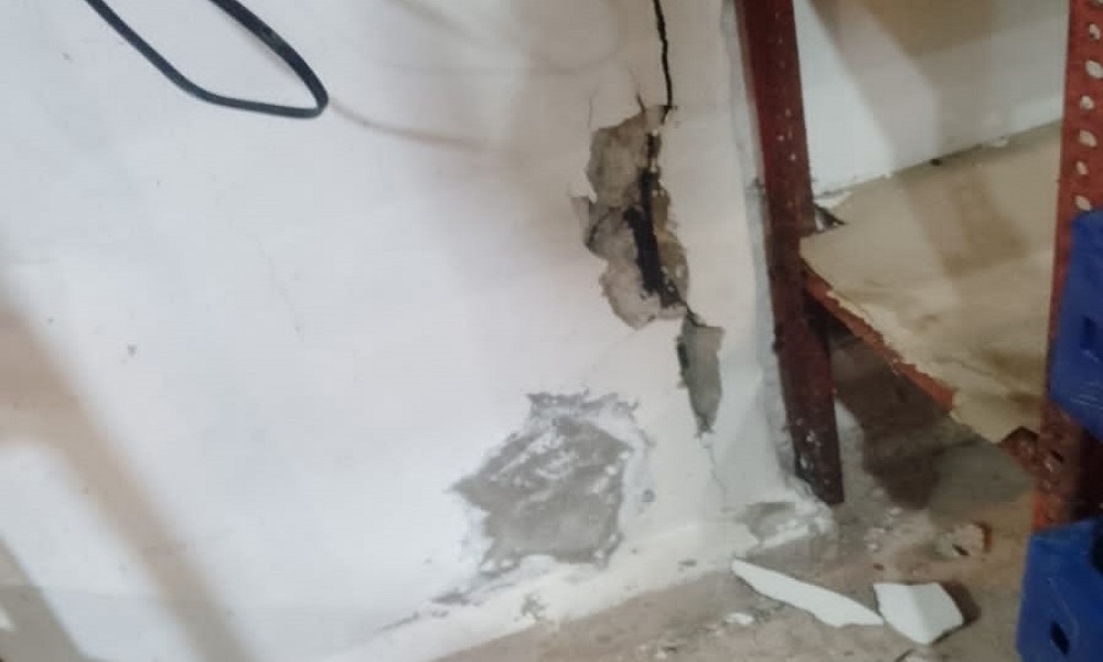 بعد ظهور تشققات.. إخلاء مبنى جديد في طرابلس