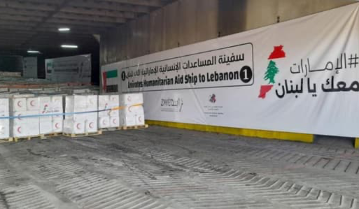 جسر بحريّ إماراتيّ لمساعدة لبنان