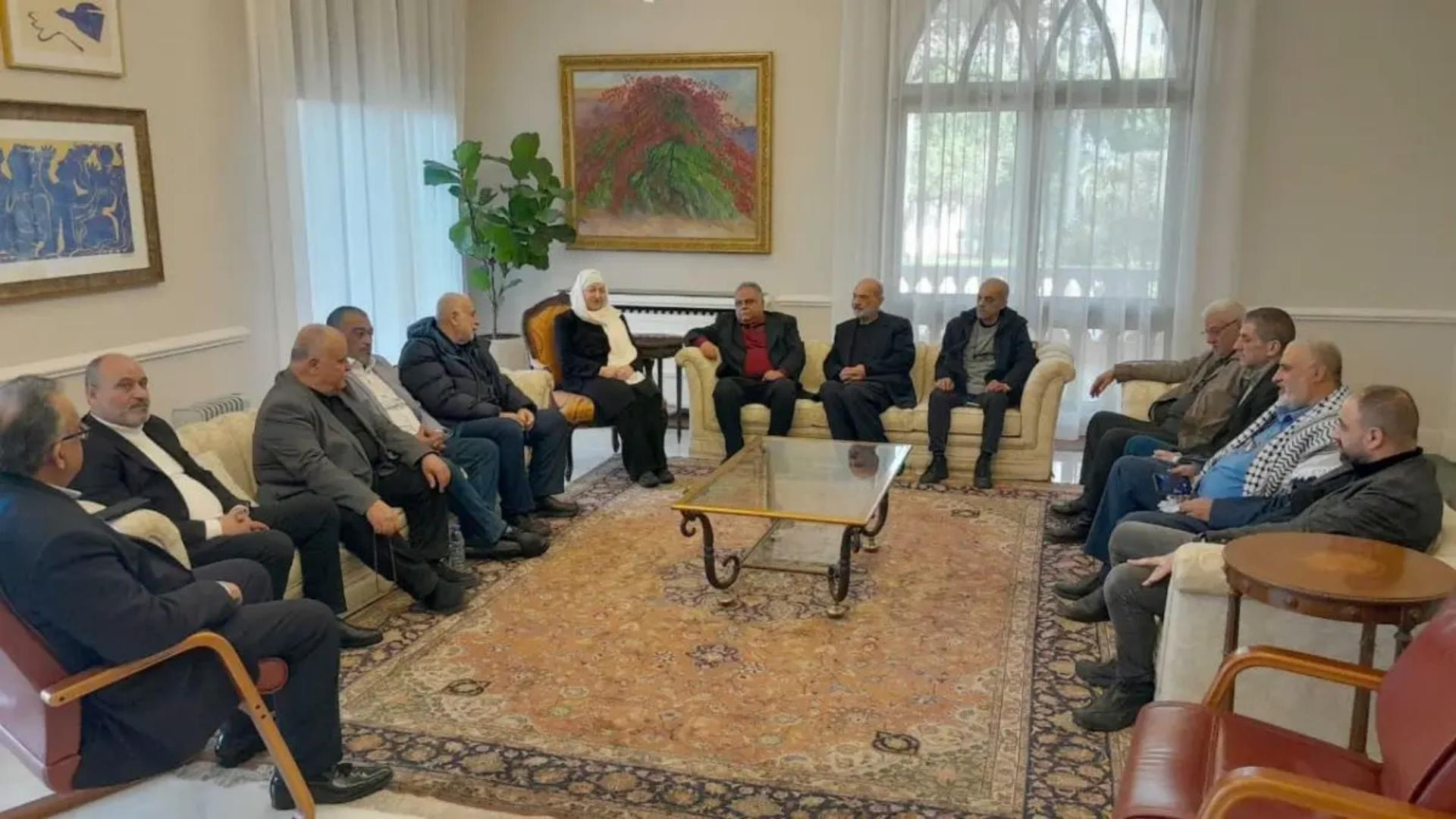 الحريري استقبلت وفداً من فتح