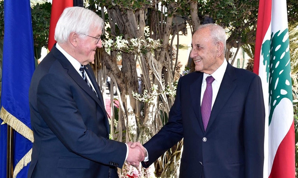 بري خلال لقائه الرئيس الألماني: اللبنانيون لا يريدون الحرب