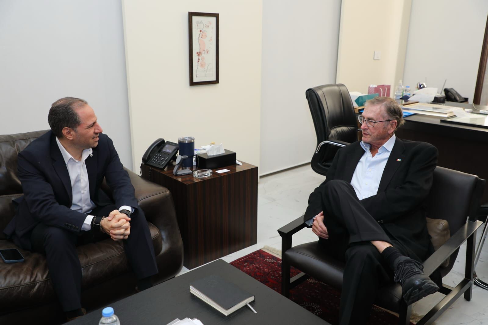 الجميّل استقبل الرئيس الفخري للاتحاد الديمقراطي العالمي