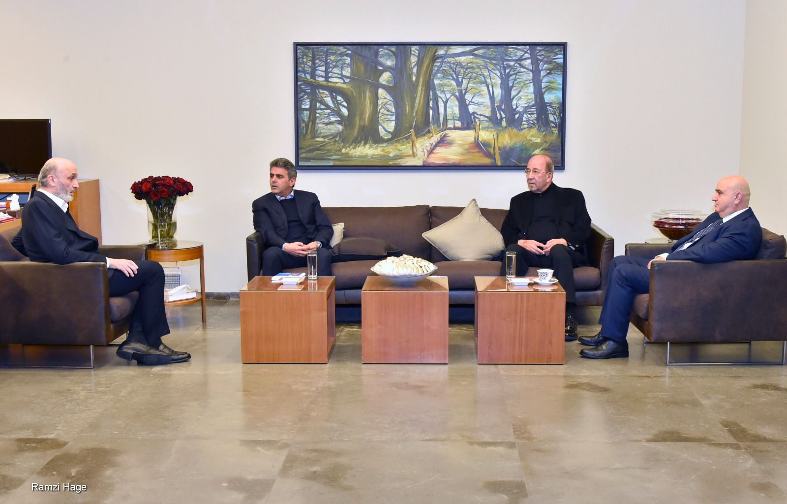 جعجع يلتقي منصور البون: ارتياح لإجراء الانتخابات في موعدها ومشاركة المغتربين