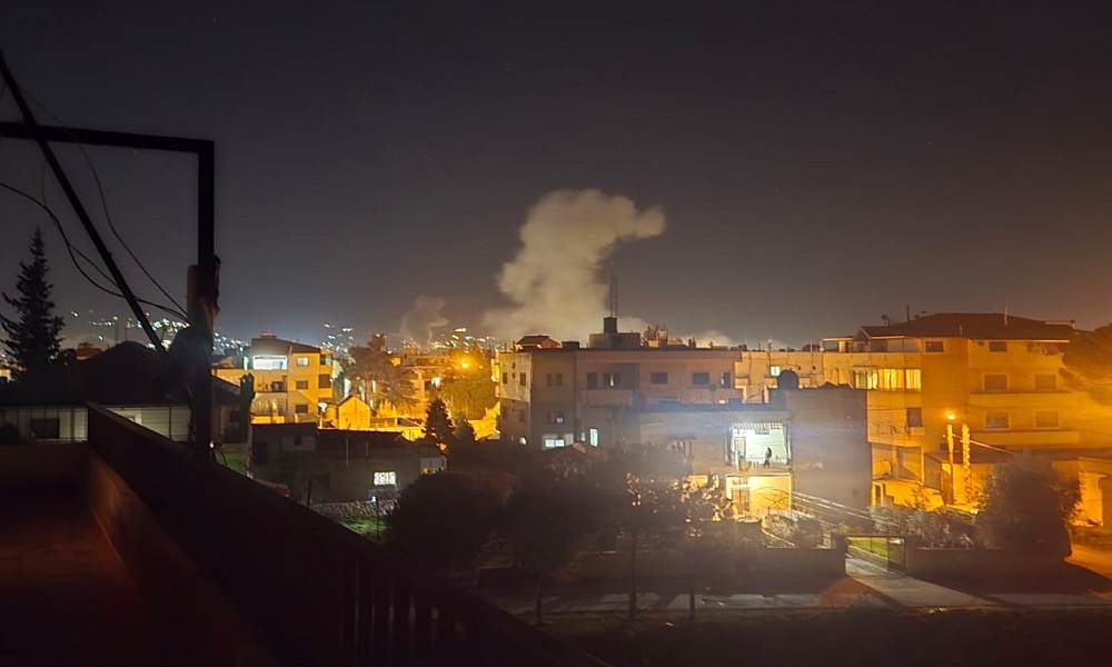 غارات إسرائيلية على تمنين التحتا وجرود النبي شيت