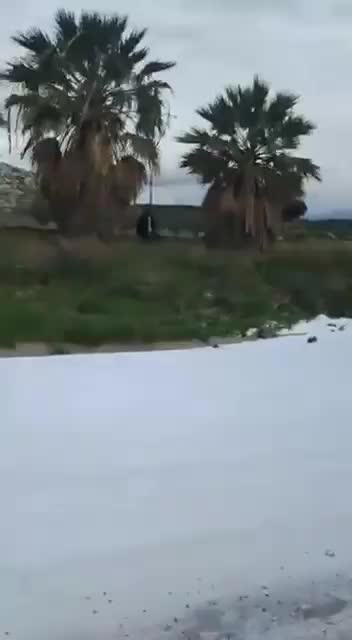 انقلاب شاحنة  محمّلة بالملح على المسلك الغربي لاوتوستراد أنفه