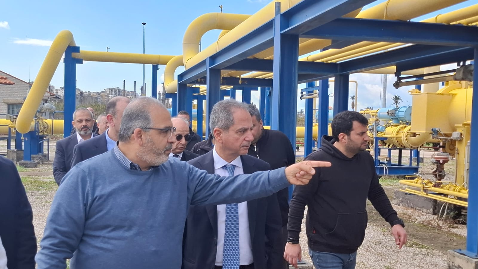 الصدي تفقد منشآت النفظ في البداوي