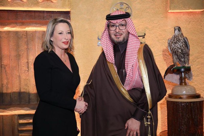 غادة أيوب تهنئ السعودية في يوم التأسيس