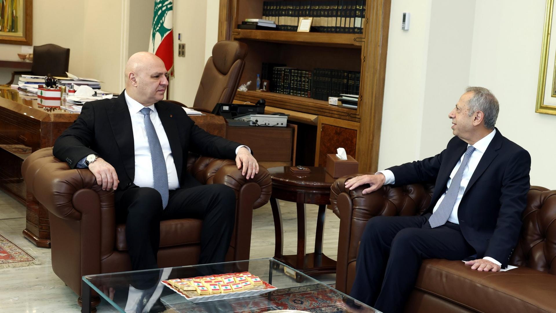 الرئيس عون عرض مع طرابلسي للمستجدات السياسية