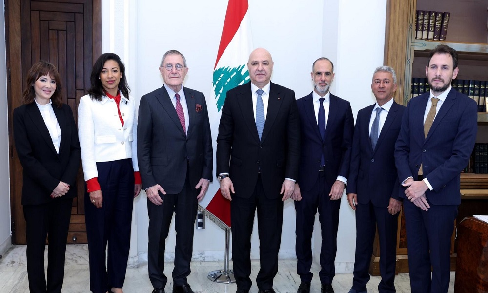 الرئيس عون استقبل مبعوث الرئيس الفرنسي لمبادرة الممر الاقتصادي بين الهند والشرق الأوسط وأوروبا