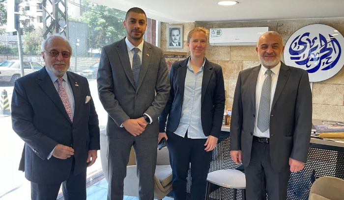 أسعد الحريري استقبل وفدًا ألمانيًا