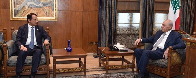 الرئيس بري تابع المستجدات خلال لقائه السفير القطري واستقبل رئيس واعضاء الهيئة الناظمة لسلامة الغذاء