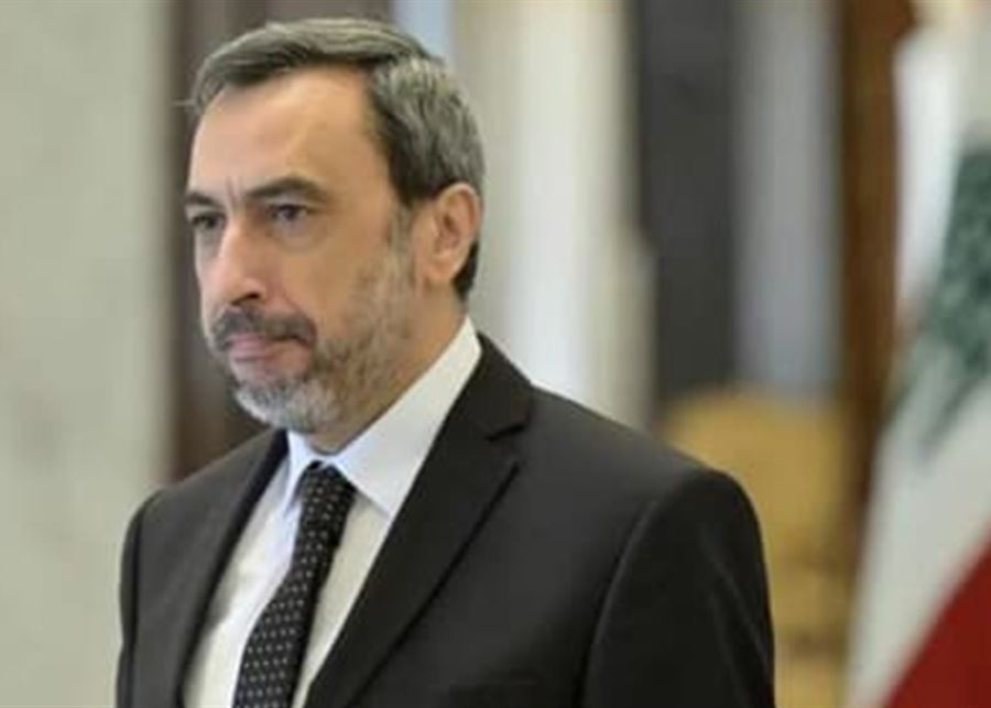 الحوت زار الوزير الحجار : لإجراء الانتخابات النيابية في وقتها