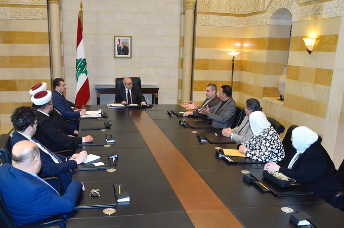 سلام يبحث مع هيئة رعاية السجناء ملف العفو العام وتخفيف الاكتظاظ