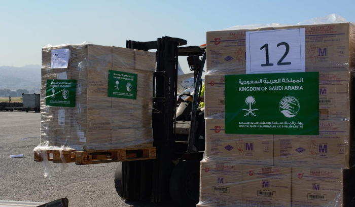 الطائرة الإغاثية الثانية عشر ضمن الجسر الجويّ السعوديّ وصلت إلى مطار بيروت