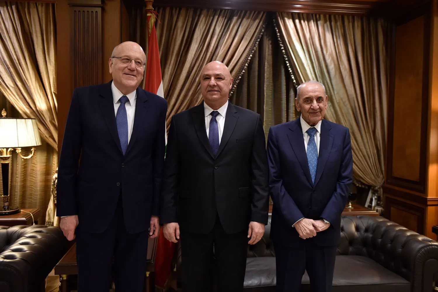 عون يلتقي بري في منزل ميقاتي…